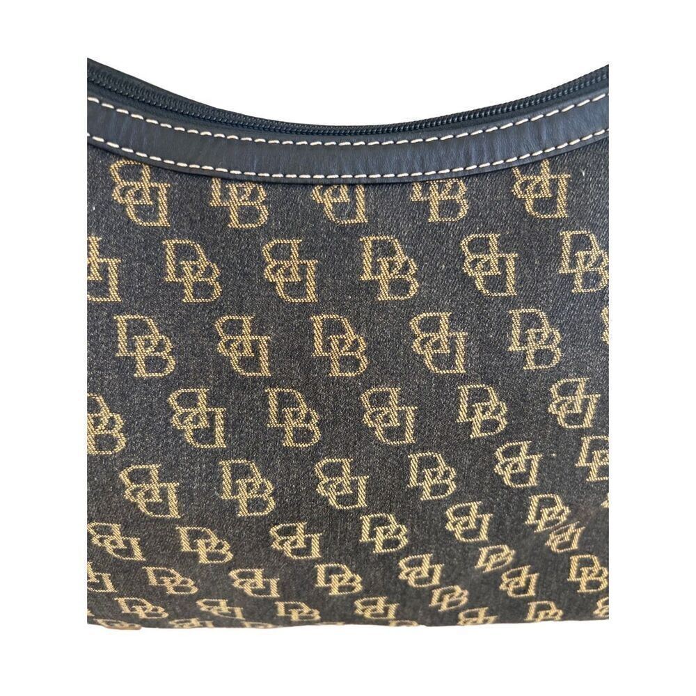 Dooney & Bourke leather canvas Hobo Shoulder Handbag - Picture 5 of 16